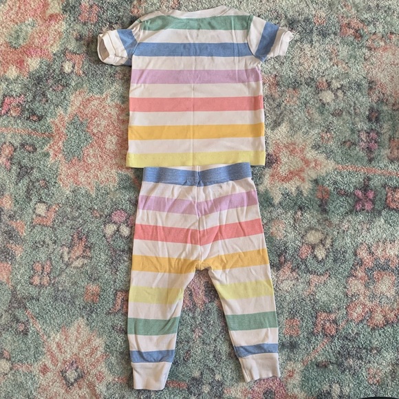 Spring Rainbow Pajamas w Monogram “kKa” - Picture 2 of 4